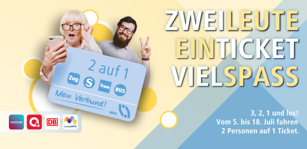 Zwei Leute ein Ticket